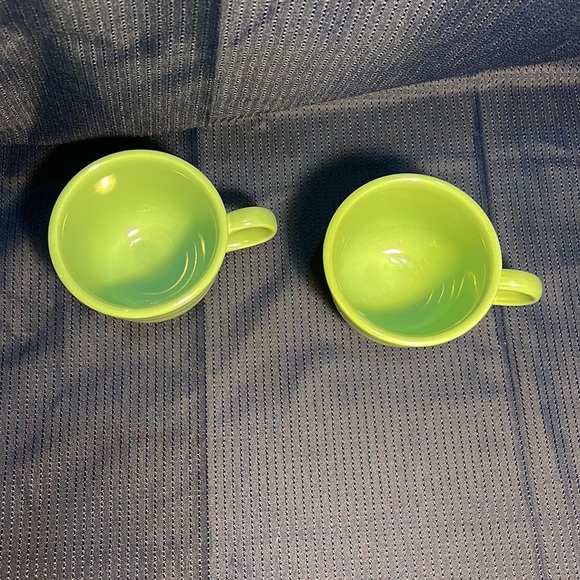 Fiestaware Vintage Retired Sea Foam green one Set of Two Tea Cups/coffee Mugs - Picture 7 of 7